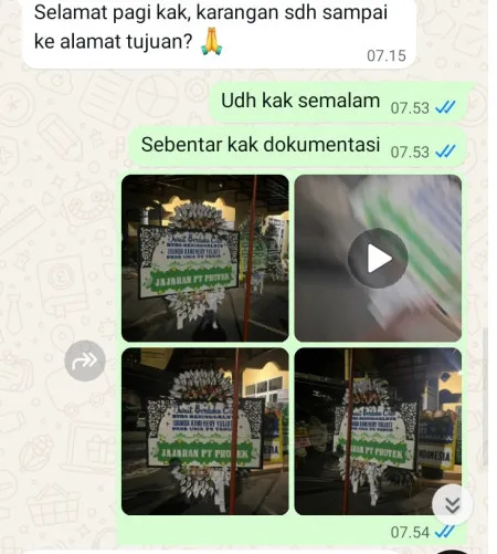 Pengiriman Papan Bunga Selamat Cipinang Besar Utara