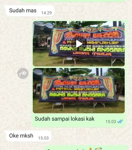 Pengiriman Papan Bunga Cipinang Besar Utara