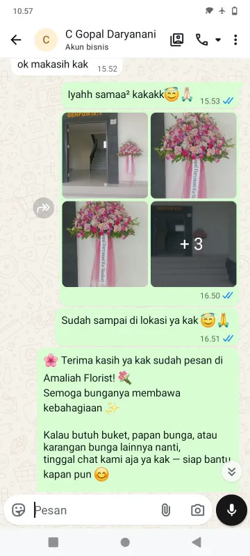Pengiriman Karangan Bunga Cipinang Besar Utara